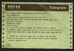 Telegram to John Bruce Dodd, Jr. from Warren G. Magnuson by Warren G. Magnuson