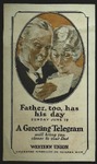 Father's Day Telegram Promotional Card, c. 1937