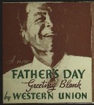 Western Union Father's Day Greeting (Blank), c. 1915