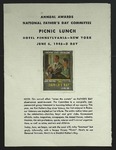 National Father's Day Committee Picnic Lunch Invitation, c. 1946 by Unidentified