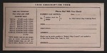 Father's Day Council Subscription Form, c. 1950 by Unidentified