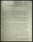 Draft of Newspaper Article, June 1927