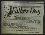 Newspaper Clipping, June 16, 1933