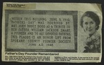 Newspaper Clipping from Spokane Daily Chronicle, March 22, 1978