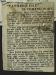 Newspaper Clipping from Worchester Gazette, May 14, 1913