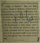 Newspaper Clipping from the San Bernardino Index, June 21, 1914