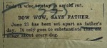 Newspaper Clipping from Chicago Post, June 17, 1914