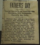 Newspaper Clipping from the Wheeling Register, May 16, 1915