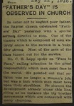 Newspaper Clipping from the Peoria Transcript, May 22, 1916