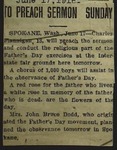 Newspaper Clipping from the Cheboygan Tribune, June 17, 1916