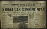 Newspaper Clipping from Spokane Daily Chronicle, February 4, 1919
