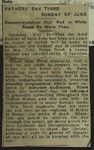 Newspaper Clipping from the Norwich Bulletin, May 20, 1913