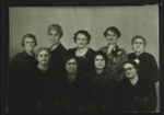Group of 9 Women, Silver Anniversary of Father's Day, 1935
