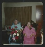 Sonora Dodd and Bertha E. Fulton, Christmas 1974