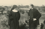 Father Gaspard Gérardy and a Little Sister of St. Teresa