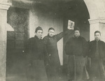 Fr. Vincent Lebbe Holding the First Copy of Yishibao