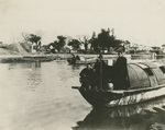 Fr. Vincent Lebbe on a Boat in Shaoxing Waterways