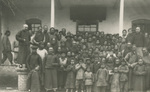 Fr. Vincent Lebbe with School Children and Teachers in Xianshuigu