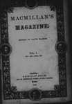 Macmillan's Magazine, Vol. 1-9 (part 1) by Alexander Macmillan, David Masson, George Grove, John Morley, and Mowbray Morris