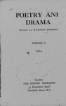 Poetry and Drama, Vol. 2 by Harold Monro