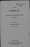 The Liberal, Vol. 1-2 by Leigh Hunt, George Gordon Byron, and Percy Shelley