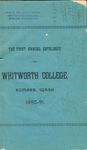 First Annual Catalogue of Whitworth College