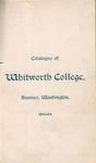 Catalogue of Whitworth College 1892-1893 by Whitworth University