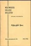 Whitworth College Bulletin 1945-1946 by Whitworth University
