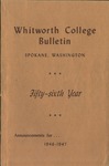 Whitworth College Bulletin 1946-1947