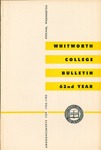 Whitworth College Bulletin 1952-1953