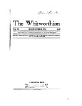 The Whitworthian Senior Edition 1916